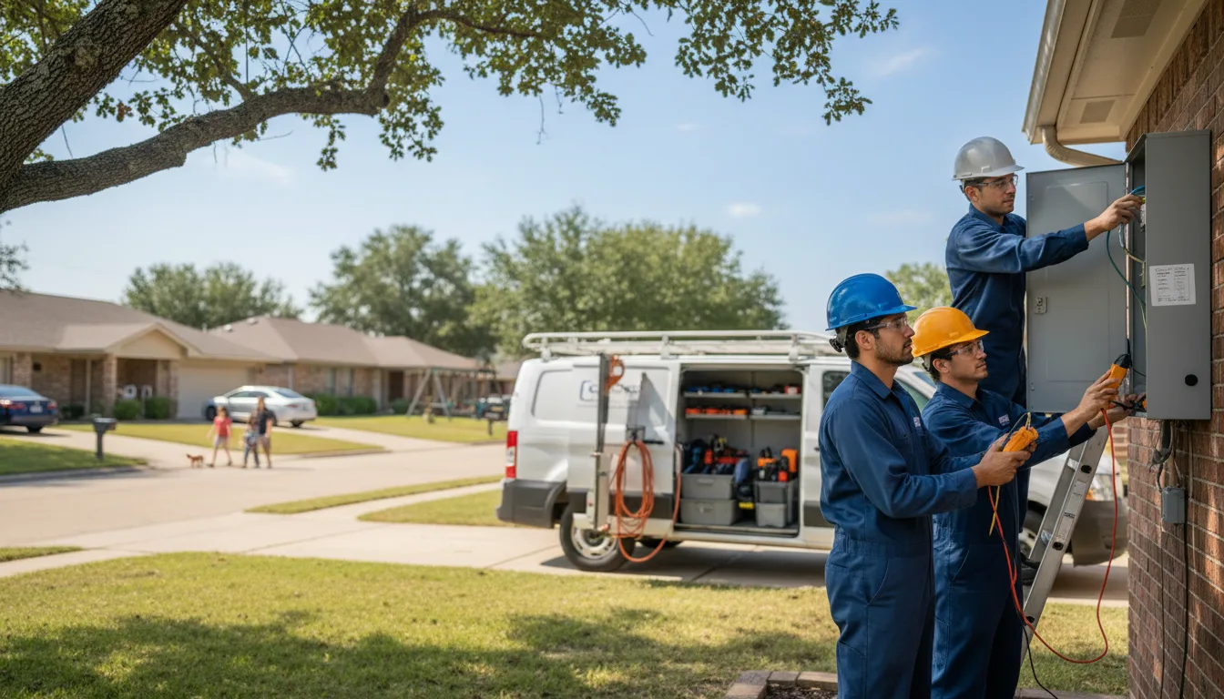 Certified electrician providing emergency electrical services in Avoca, IA